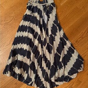 Pink Chicken Black and Cream Maxi Skirt